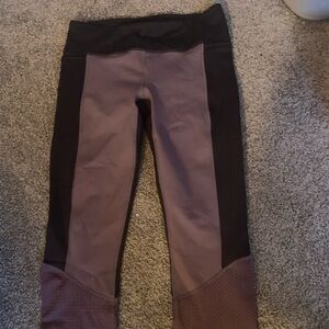 Fabletics Powerhold Black /purple Leggings